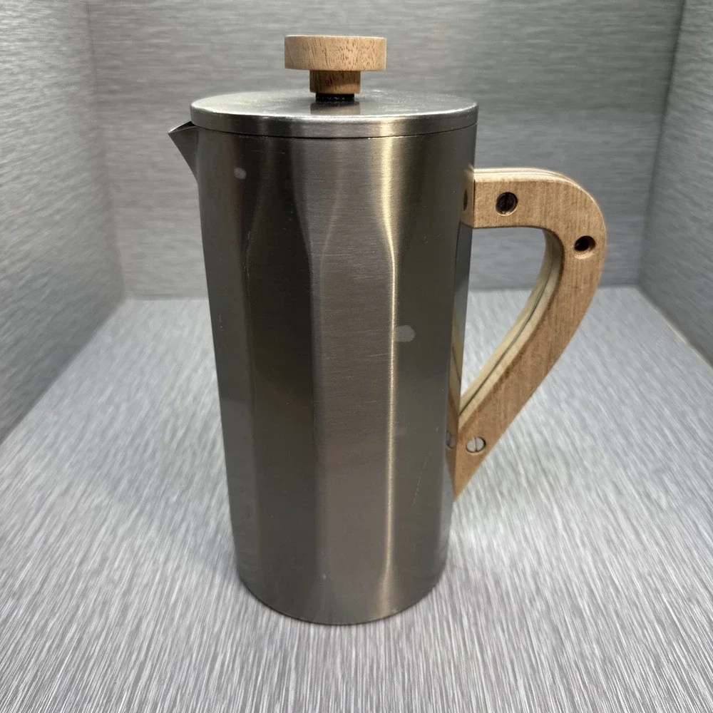 Starbucks Stainless Steel French Press 34oz‎ 1L 2015 Wood Handle Coffee Maker
